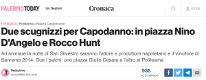 Rocco Hunt a Palermo
