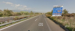 pericolo in autostrada