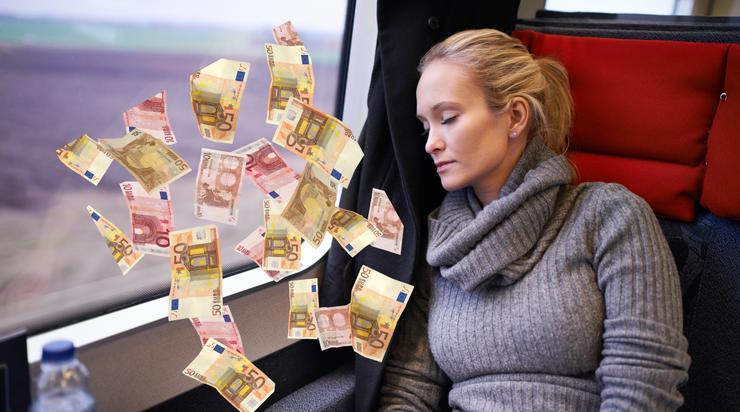 Dormi in treno e ti pagano