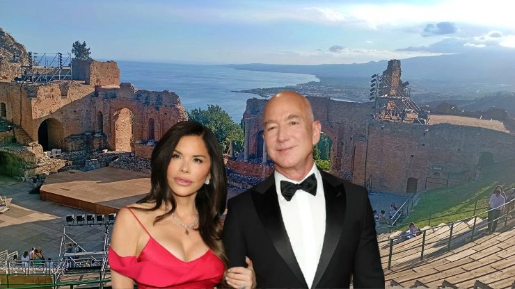 Jeff Bezos e la moglie a Taormina (web) - moralizzatore.it